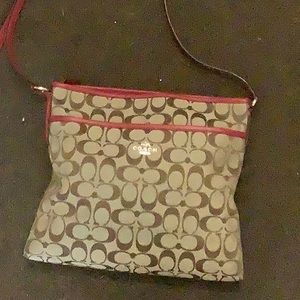 Coach Signature File Bag